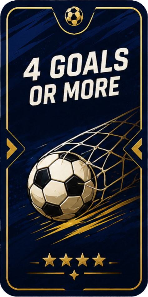4 Goals or More