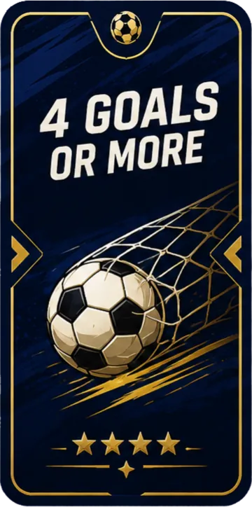4 Goals or More